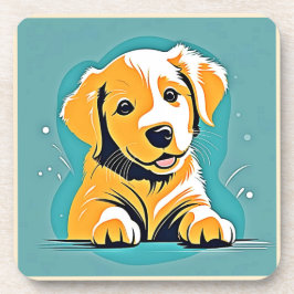 Posavasos Diseño de arte de cachorros