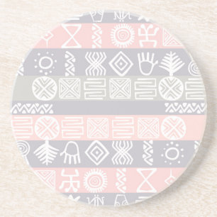 Posavasos Diseño de boho étnico africano