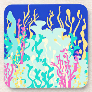 Posavasos Diseño De Bonitos Patrones Oceánicos. ¡Hazte con u