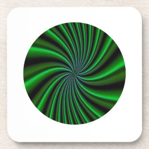 Posavasos Diseño de colores verdes
