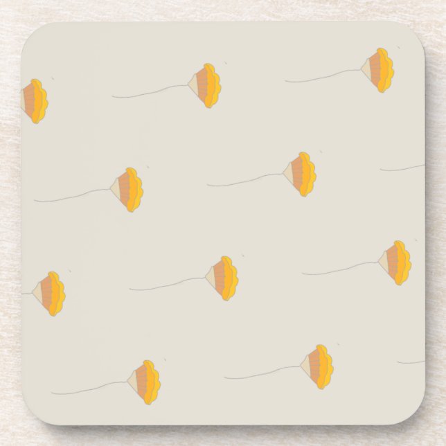 Posavasos Diseño de conjunto de flores (Frente)