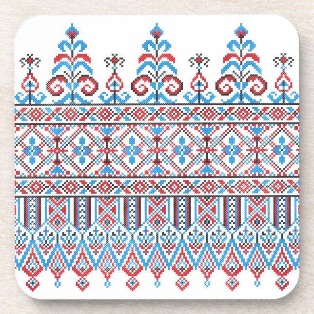 Posavasos Diseño de costura cruzada (Frente)