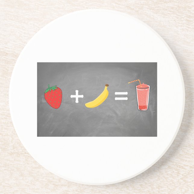 Posavasos Diseño de estilos de vida saludables (Frente)