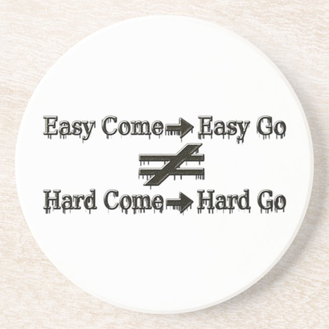 Posavasos Diseño De Fácil Trabajo Y Relación De Trabajo Duro (Frente)