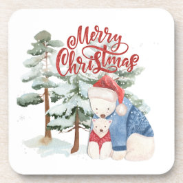 Posavasos Diseño de ferias navideñas adorables