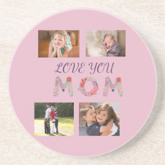 Posavasos Diseño de gradiente de Floral MOM Soft Bloom