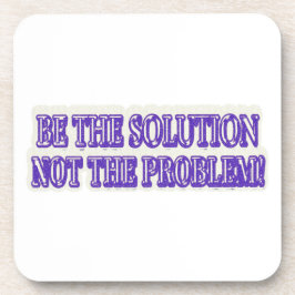 Posavasos Diseño de ilustraciones "BE THE SOLUTION" Buy Now