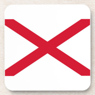 Posavasos Diseño de la bandera del estado de Alabama