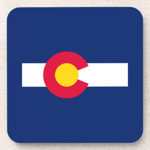 Posavasos Diseño de la bandera del estado de Colorado