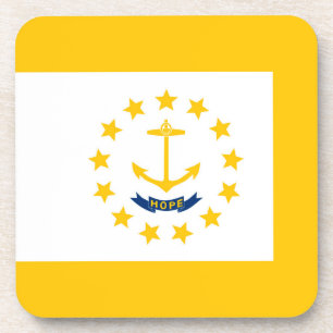 Posavasos Diseño de la bandera del estado de Rhode Island