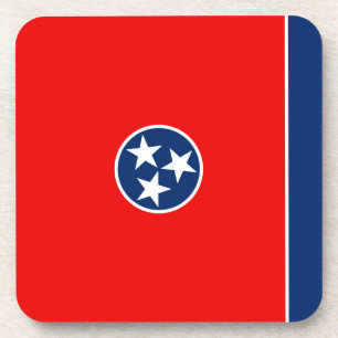 Posavasos Diseño de la bandera del estado de Tennessee