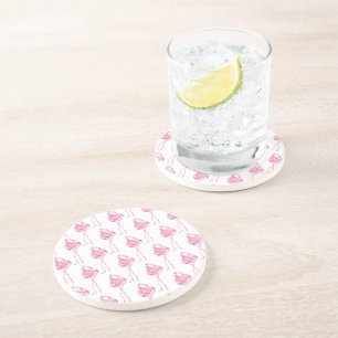 Posavasos Diseño de la serie Tender Flamingo 3 Coaster