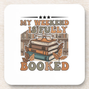 Posavasos Diseño de libros otoñales