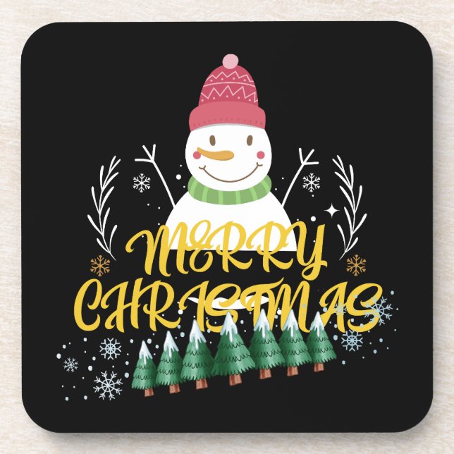 Posavasos Diseño de Navidades divertidos (Frente)