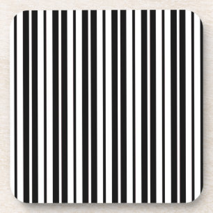 Posavasos Diseño de patrones de rayas verticales blancas en 