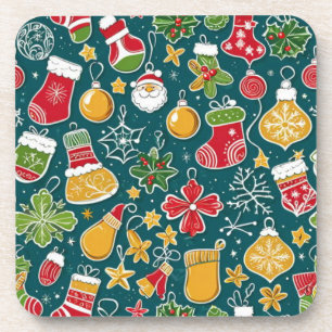 Posavasos Diseño de patrones muy Navidades