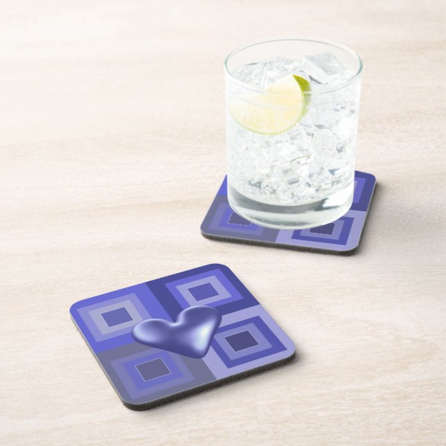 Posavasos Diseño de Purple Heart (Lado Derecho)