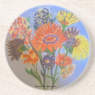 Posavasos Diseño de ramo floral pintado a mano glorioso