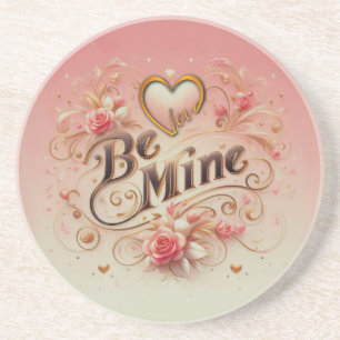 Posavasos Diseño de San Valentín Sé Mía con Corazón, Cita