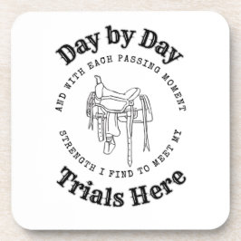 Posavasos Diseño de silla día a día Coaster de plástico