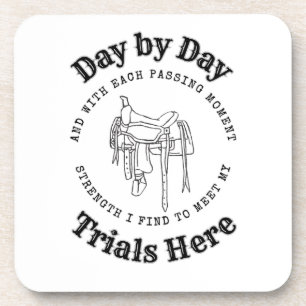 Posavasos Diseño de silla día a día Coaster de plástico