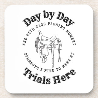 Posavasos Diseño de silla día a día Coaster de plástico