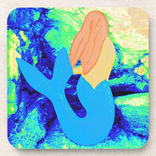 Posavasos diseño de sirena