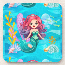 Posavasos Diseño de sirena mística