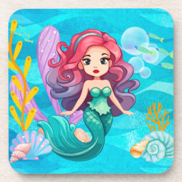 Posavasos diseño de sirenas místicas