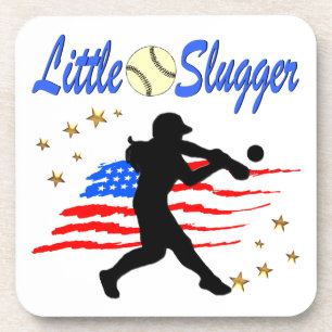 POSAVASOS DISEÑO DE SOFTBALL PARA NIÑAS USA LITTLE SLUGGER