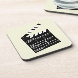 Posavasos Diseño de tablero de cuadros de cinema de director