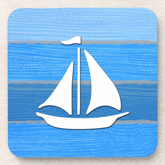 Posavasos Diseño de temática náutica (Frente)
