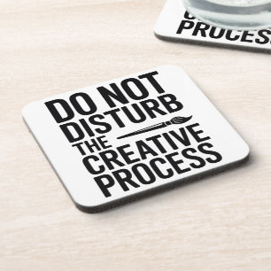 Posavasos Diseño de tipografía del proceso creativo