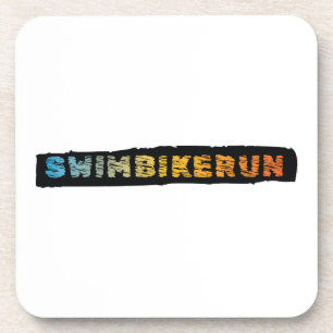 Posavasos Diseño de triatlón