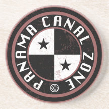 Diseño del círculo de la zona del canal de Panamá