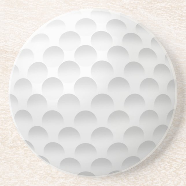 Posavasos Diseño del dique de la bola de golf (Frente)