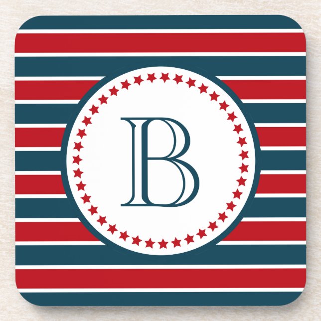 Posavasos Diseño del monograma (Frente)