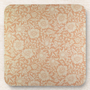 Posavasos Diseño del papel pintado de la "malva"