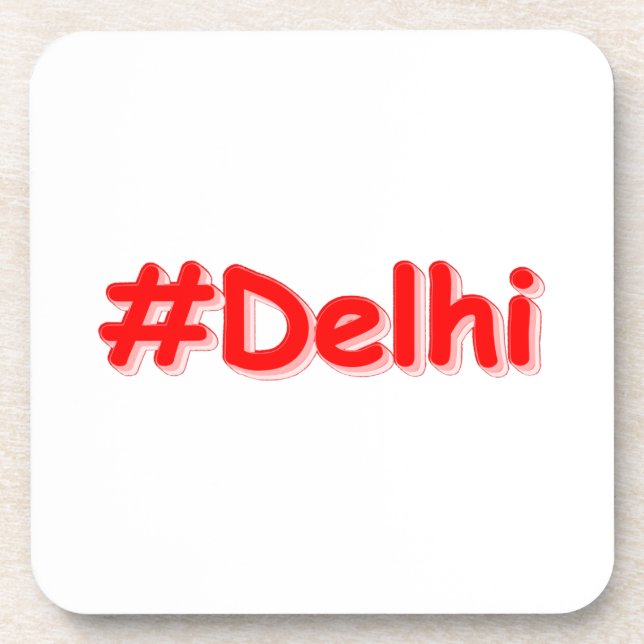 Posavasos Diseño "Delhi". ¡Hazte con una en Zazzle (Frente)