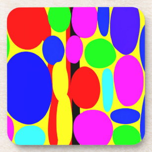 Posavasos Diseño dinámico colorido