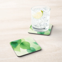 Posavasos Diseño elegante botánico inspirado en la naturalez