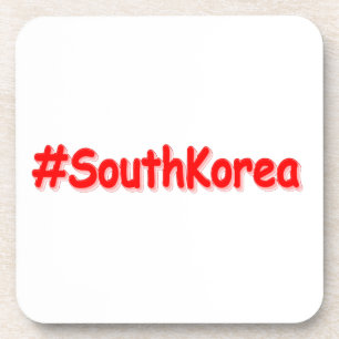 Posavasos Diseño elegante de "Corea del Sur". ¡Hazte con una