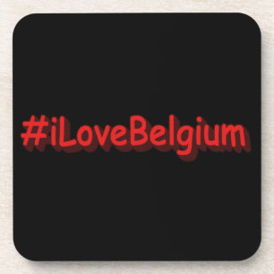 Posavasos Diseño elegante de "iLoveBelgium". ¡Hazte con una