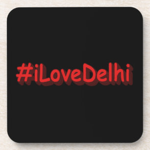 Posavasos Diseño elegante de "iLoveDelhi". ¡Hazte con una en