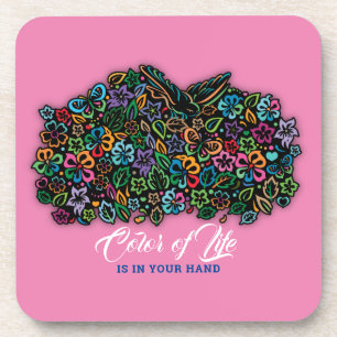 Posavasos Diseño Elelgant Color of Life