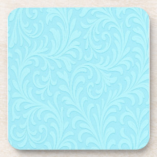 Posavasos diseño floral retro