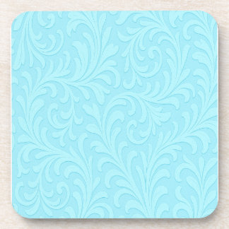 Posavasos diseño floral retro