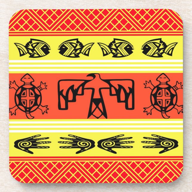 Posavasos Diseño folclórico (Frente)