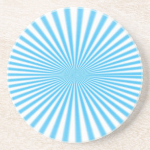 Posavasos diseño fresco de starbust azul