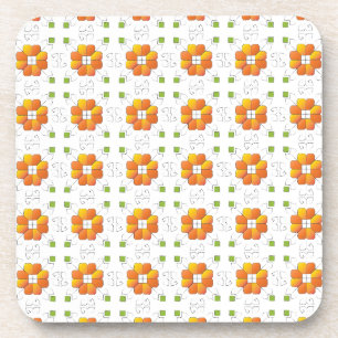 Posavasos Diseño geométrico IX del signo del SUN letón tradi